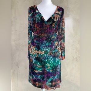 Desigual Wrap Around Mesh Dress